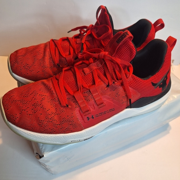 Under Armour Project Rock BSR 2 Men\'s Red Athletic Shoes. Size 11.5 main image 6